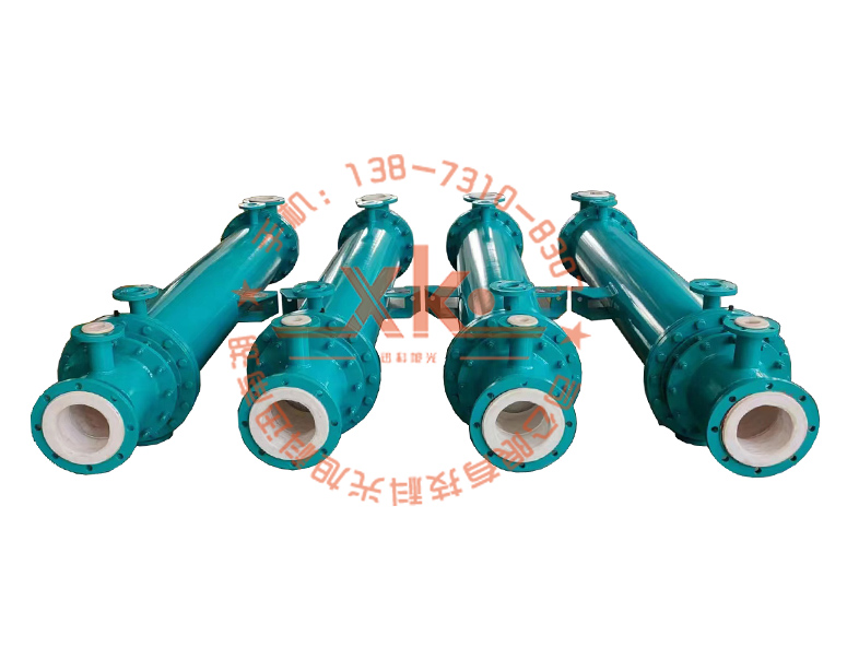 卧式管壳氟塑料换热器